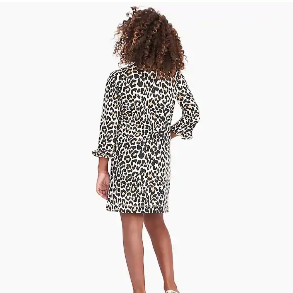 J Crew - CrewCuts Girls' leopard print dress 0021 - Picture 2 of 5